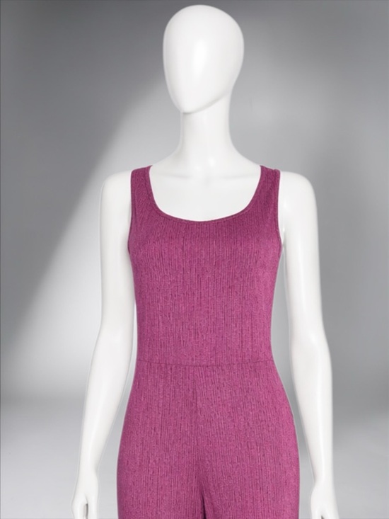 Longline Ribbed Jumpsuit Set - Picture 11 of 13